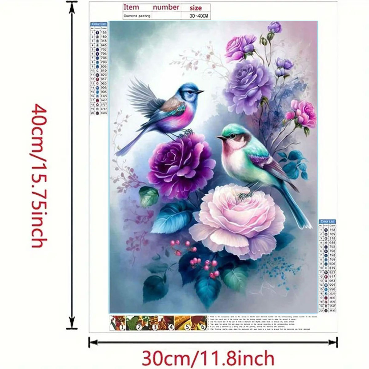 Art Craft Animals - 1 zestaw diamentowych obrazów z motywem