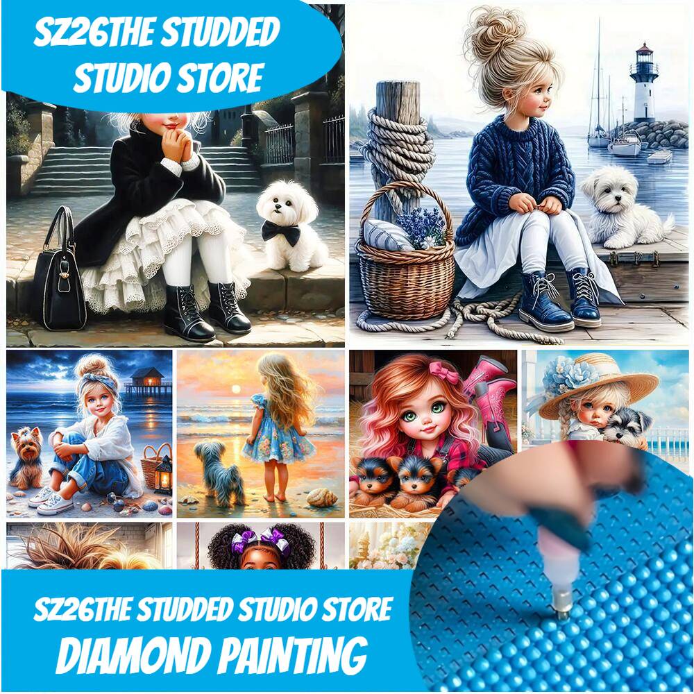 Art Craft Animals - Sz26 Mozaika diamentowa DIY z ćwiekami,