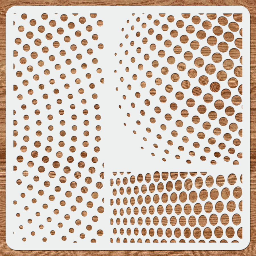 Art Craft Background - Szablon do malowania halftone w kropki