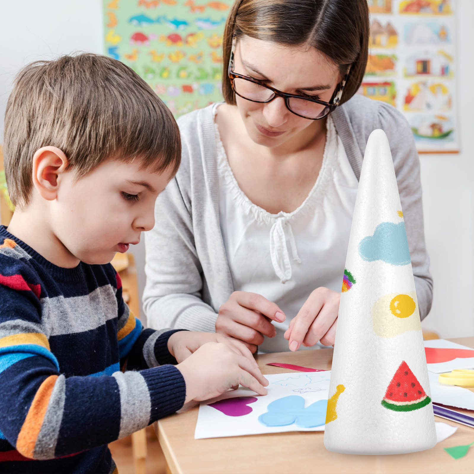 2 szt. piankowych stożków do r – Art Craft Christmas Tree recenzja i cena