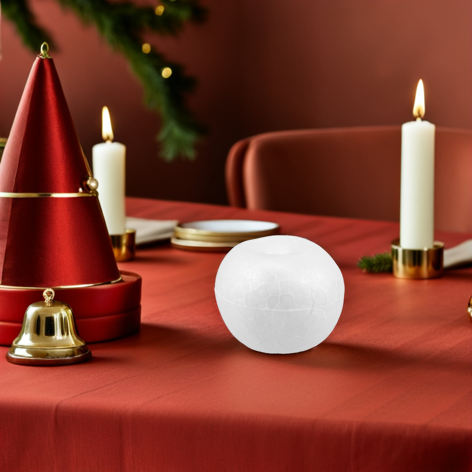 20 szt. białych piankowych owo – Art Craft Christmas Tree recenzja i cena
