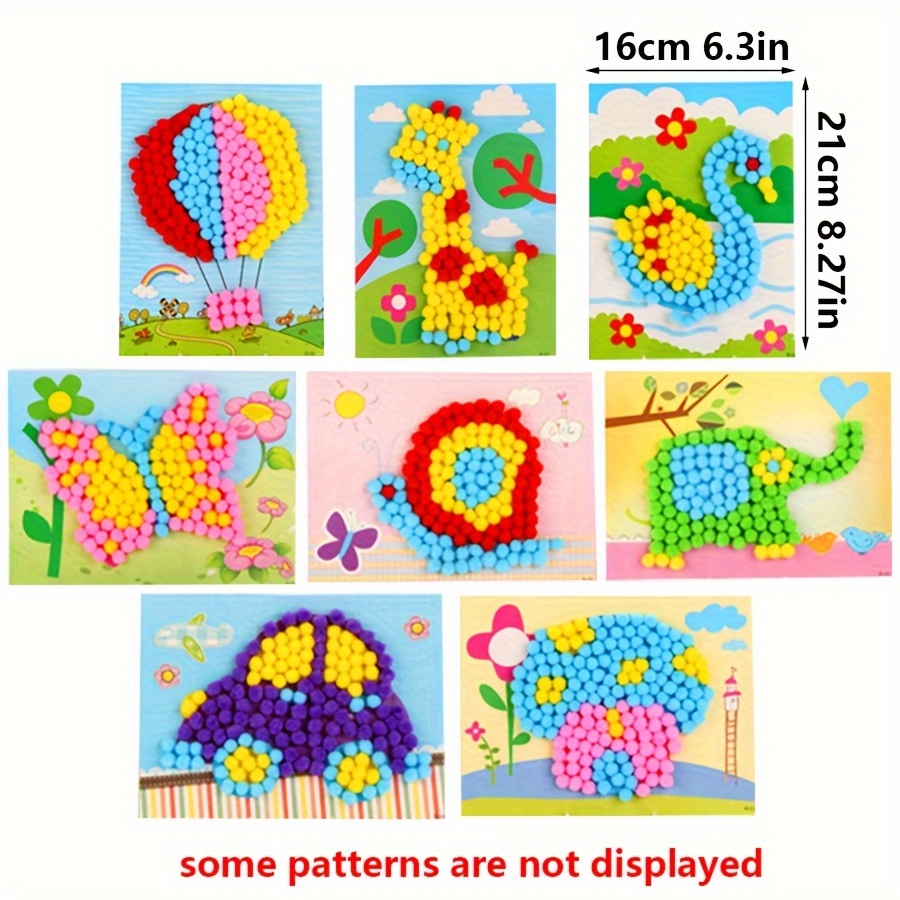 2 szt. 16x21cm Kolorowe Pompon – Art Craft Handmade recenzja i cena