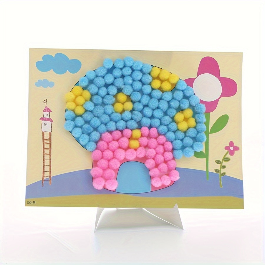 2 szt. 16x21cm Kolorowe Pompon – Art Craft Handmade recenzja i cena
