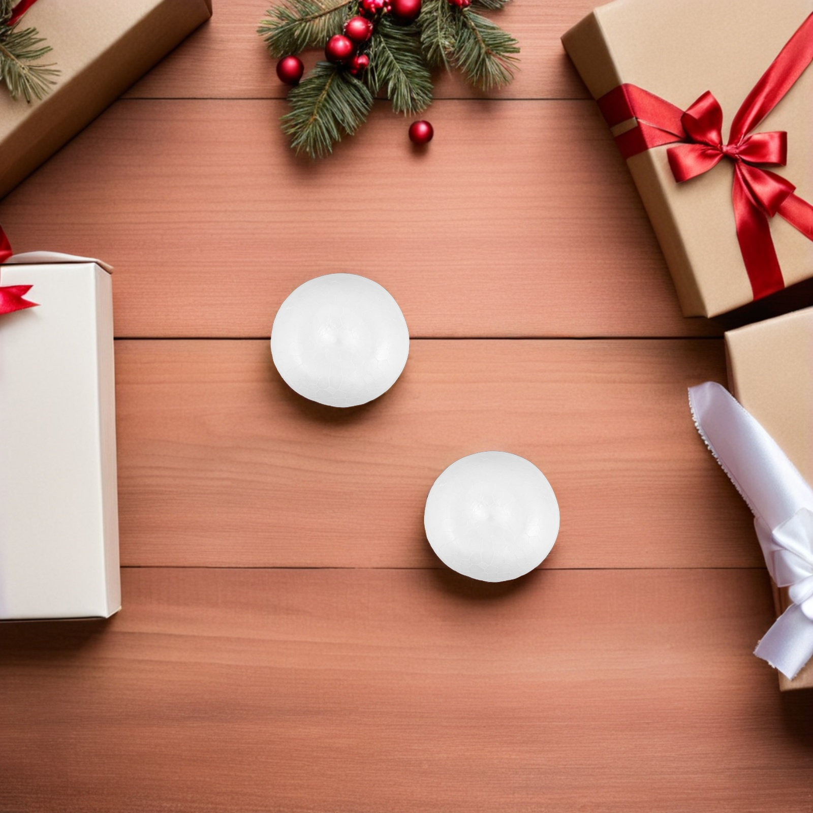 20 szt. białych gładkich owocó – Art Craft Christmas Tree recenzja i cena