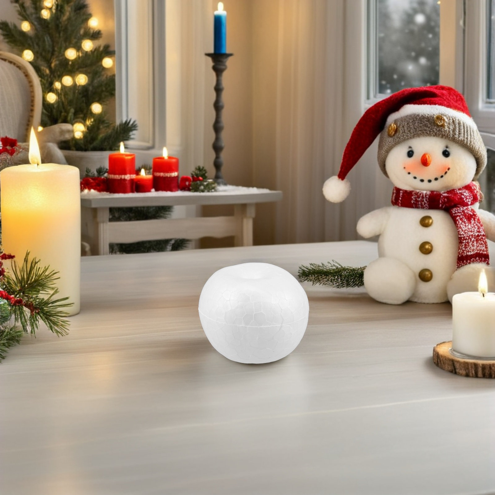 20 szt. białych gładkich owocó – Art Craft Christmas Tree recenzja i cena