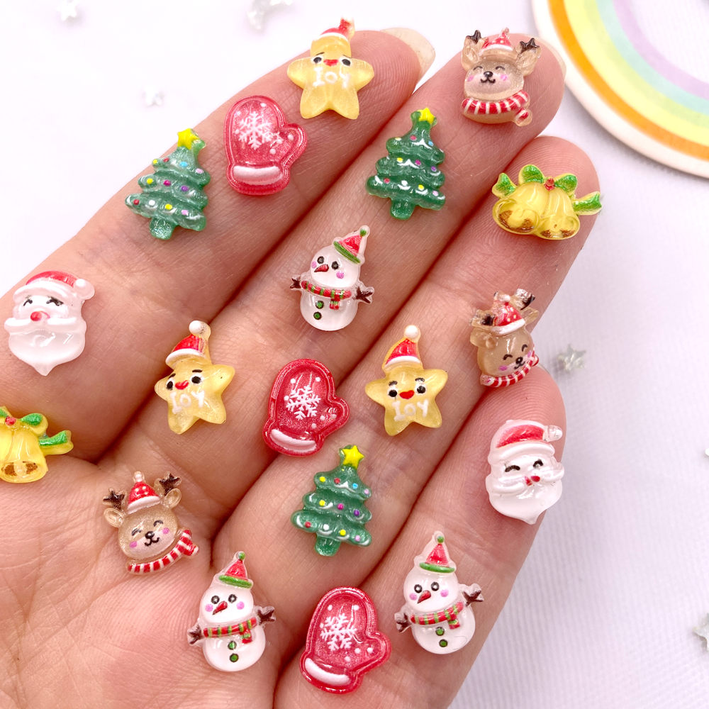 50 szt. Żywiczna Mini kolorowa – Art Craft Christmas Tree recenzja i cena