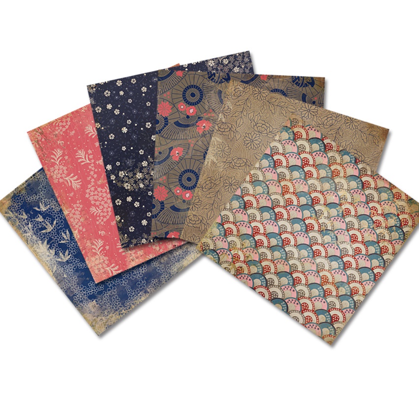 24 arkusze Vintage japoński st – Art Craft Background recenzja i cena