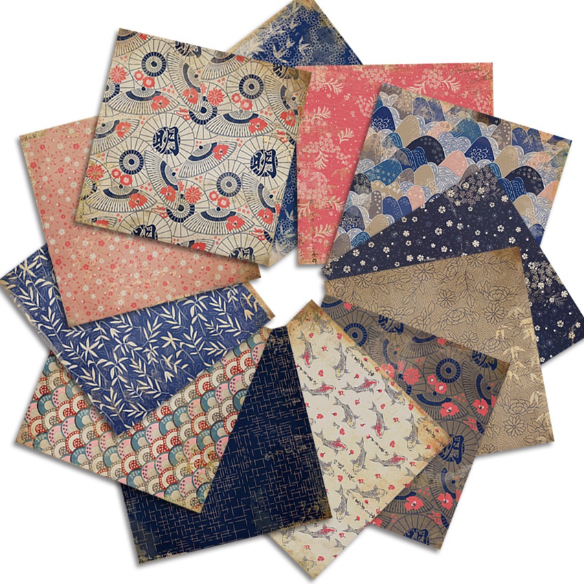 24 arkusze Vintage japoński st – Art Craft Background recenzja i cena
